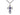 Sterling silver St. Olga cross necklace, 1 3/8 x 7/8 inch pendant with 24 inch chain, handcrafted by Bliss USA