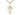 14kt gold filled St. Olga cross necklace, 1 3/8 x 7/8 inch pendant with 24 inch chain, handcrafted by Bliss USA