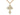 14kt Gold Filled Large Cross Necklace 1 3/8 x 7/8 inch pendant with 24 inch chain by Bliss