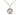 Small Sterling Silver Catholic Confirmation pendant necklace 5/8 x 1/2 inch with 18 inch chain by Bliss