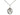Sterling silver Our Lady of Consolation medal necklace 5/8 x 1/2 inch on 18 inch chain by Bliss