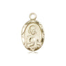 14kt Solid Gold St. Jude patron saint medal pendant 3/4 inch by Bliss Manufacturing