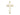 14kt Solid Gold Medium Cross Pendant 1 1/8 x 5/8 handcrafted by Bliss Manufacturing USA