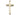 14kt Solid Gold Large Catholic Cross Pendant 1 5/8 x 7/8 inches handcrafted in USA by Bliss Manufacturing