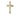 14kt Solid Gold Cross Pendant 1 1/8 inch by 5/8 inch handcrafted by Bliss Manufacturing USA