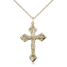 14kt Gold Filled Medium Crucifix Necklace 1 1/8 x 3/4 inches with 18 inch chain by Bliss