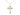 14kt Gold Filled Medium Cross Necklace 1.125 x 0.75 inch pendant with 18 inch chain by Bliss