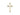 14kt solid gold medium cross pendant 7/8 inch by 1/2 inch handcrafted by Bliss Manufacturing