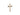 14kt Solid Gold Large Cross Pendant 1.5 x 0.875 inch handcrafted in USA by Bliss Manufacturing
