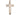 Large 14kt Solid Gold Cross Pendant 1 1/4 X 5/8 Handcrafted by Bliss Manufacturing USA