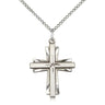 18 inch sterling silver curb chain necklace with lobster clasp handcrafted by Bliss USA