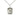Sterling Silver St. Cecilia Patron Saint Medal Necklace 5/8 inch by 1/2 inch on 18 inch chain by Bliss