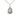 Sterling silver Blessed Teresa of Calcutta medal necklace with 3/4 x 1/2 inch pendant on 18 inch chain by Bliss
