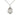 Sterling Silver St. Maria Faustina patron saint medal necklace with 18 inch chain by Bliss