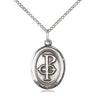 Sterling Silver Matrimony Pendant Necklace 3/4 x 1/2 inch with 18 inch Chain by Bliss USA