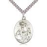 Sterling Silver Transfiguration Pendant Necklace 1 inch x 3/4 inch with 24 inch chain handmade by Bliss