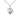 Sterling Silver Small Heart Communion Pendant Necklace 5/8 inch by 1/2 inch with 18 inch chain by Bliss Manufacturing