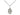 Sterling silver small cross pendant necklace 1/2 x 3/8 inches with 18 inch chain by Bliss