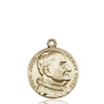 14kt Solid Gold St. John XXIII patron saint medal pendant 1 inch by Bliss Manufacturing USA
