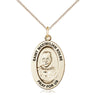 14kt Gold Filled St. Maximilian Kolbe patron saint medal necklace with 18 inch chain by Bliss Manufacturing
