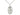 Sterling silver St. Rose of Lima patron saint medal necklace, 1 inch by half inch pendant on 18 inch chain, handcrafted by Bliss Manufacturing USA
