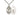 Sterling silver St. Christopher Navy military medal necklace with 24 inch chain by Bliss Manufacturing