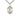Sterling silver St. Christopher patron saint medal necklace with 24 inch chain by Bliss Manufacturing
