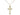 Gold Filled Catholic Cross Necklace 7/8 x 1/2 inches on 18 inch Curb Chain by Bliss Manufacturing