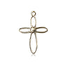 14kt Solid Gold Cross Pendant 7/8 inch by Bliss Manufacturing USA