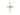 14kt Solid Gold Cross Pendant 7/8 inch by Bliss Manufacturing USA