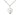 Sterling Silver Small Heart and Cross Necklace 1/2 x 3/8 inches on 18 inch chain by Bliss