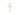 14kt Solid Gold Maltese Cross Pendant 3/4 x 3/8 handcrafted by Bliss Manufacturing USA