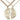 14kt Gold Filled Mizpah National Guard pendant necklace 1 inch by Bliss Manufacturing