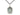 Sterling Silver Our Lady of Guadalupe Blue Epoxy Medal Necklace 1 x 5/8 with 24 inch Chain by Bliss