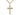 14kt Gold Filled Large Catholic Crucifix Necklace 1 3/8 x 3/4 with 24 inch Chain by Bliss