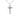 Sterling silver medium Catholic crucifix necklace 1 1/8 inch pendant with 18 inch chain by Bliss Manufacturing