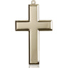 14kt solid gold extra large cross pendant 1 7/8 x 1 inches handcrafted by Bliss Manufacturing USA