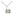 Small sterling silver St. Benedict patron saint medal necklace with 18 inch chain by Bliss Manufacturing