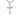 Large Sterling Silver Carpenter Cross Necklace 1 3/8 x 3/4 inches on 24 inch chain by Bliss