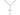 Small sterling silver Catholic cross necklace with 5/8 inch pendant on 18 inch chain by Bliss Manufacturing