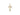14kt solid gold small Catholic cross pendant 5/8 by 3/8 inches handcrafted in USA by Bliss Manufacturing