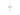 14kt solid gold small cross pendant 5/8 x 3/8 inches handcrafted in USA by Bliss Manufacturing