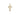 14kt solid gold small slim cross pendant 5/8 x 1/4 inches handcrafted in USA by Bliss Manufacturing