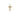 14kt solid gold small Catholic cross pendant 5/8 x 1/4 inch handcrafted in USA by Bliss Manufacturing