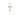 14kt Solid Gold Small Cross Pendant 5/8 x 3/8 inches handcrafted in USA by Bliss Manufacturing