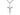 Two-Tone Gold Filled Sterling Silver Large Catholic Crucifix Necklace 1 5/8 x 7/8 inches on 24 inch chain by Bliss Manufacturing