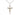 Two-tone gold filled and sterling silver large Catholic crucifix necklace with 18 inch chain by Bliss