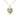 Small 14kt Gold Filled Miraculous Heart Necklace 5/8 x 1/2 with 18 inch chain by Bliss Manufacturing