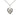 Sterling silver small Our Lady of Guadalupe heart necklace 5/8 x 1/2 with 18 inch chain by Bliss USA