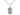 Sterling Silver Caridad del Cobre Medal Necklace 3/4 inch by 1/2 inch with 18 inch Chain by Bliss
